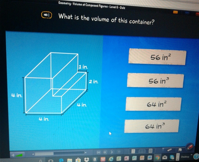 What is the volume of this container?-example-1