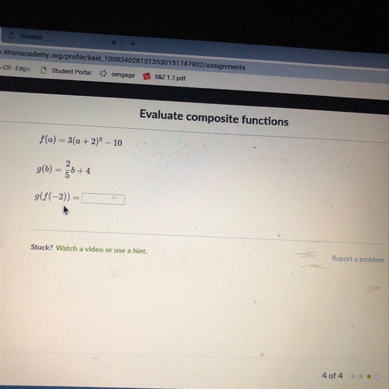 Evaluate composite functions-example-1