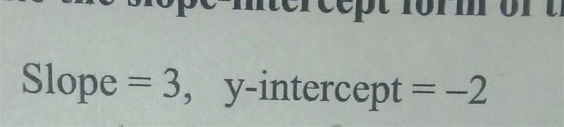 Write the slope intercept form of the equation.-example-1