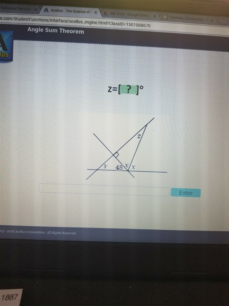 Need to know what z is on angle theorem-example-1