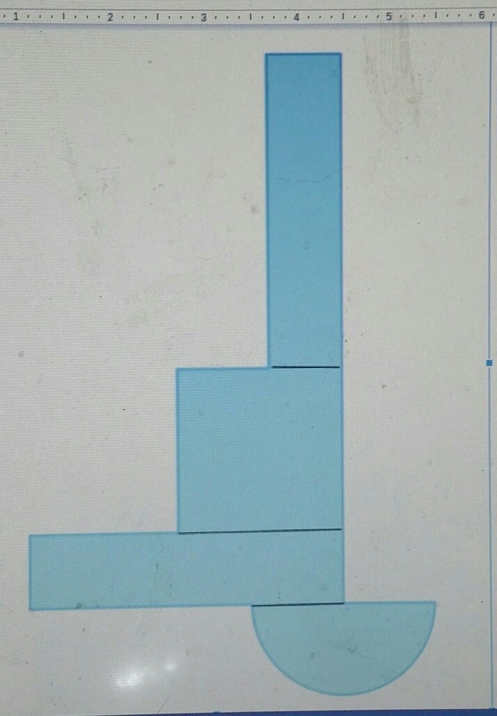 SOMEBODY HELP MEE FIND THE AREA!!! (Ignore the lines its all part of the same shape-example-1