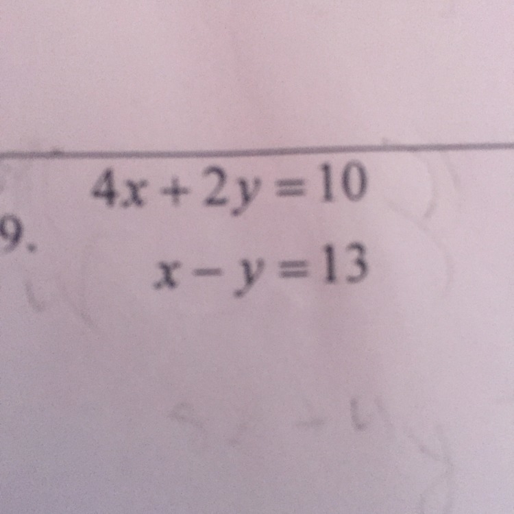 How do I solve this using elimination-example-1