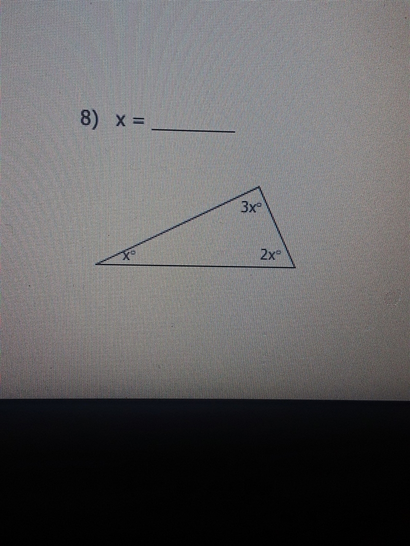 What is the value of "x"-example-1