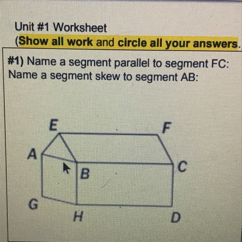 Name a Segment skew to segment AB-example-1