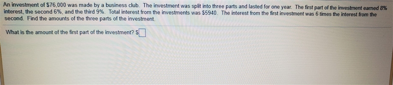 I am not sure how to even start this problem or how to write it in equation form.-example-1