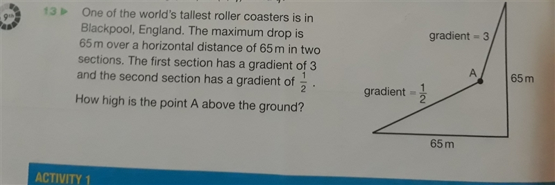 one of the world tallest roller coaster is in Blackpool, England. The maximum drop-example-1