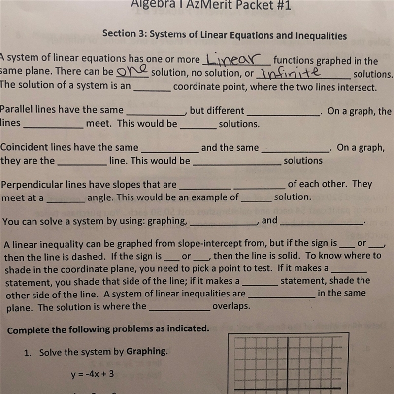 Algebra One!:(FILL IN THE BLANKS!!!PLS-example-1