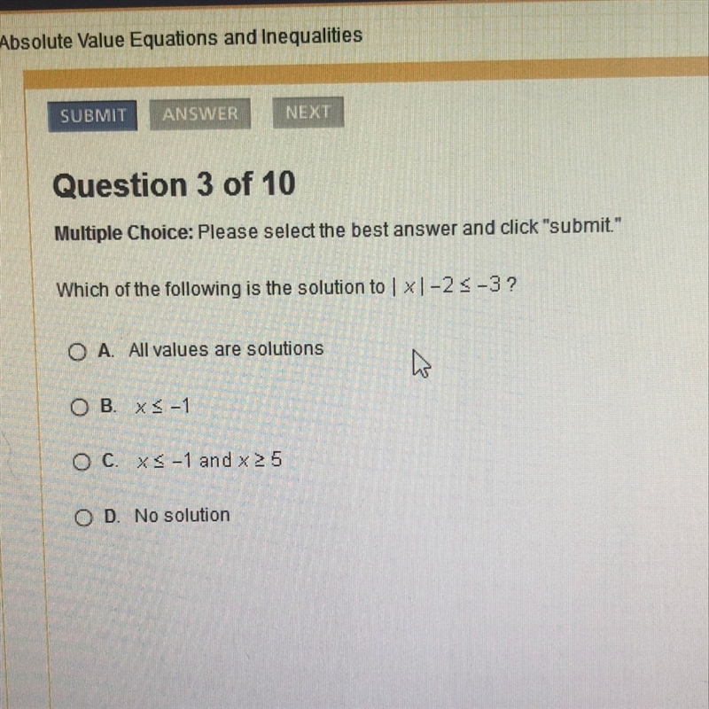 Which of the following is the solution-example-1