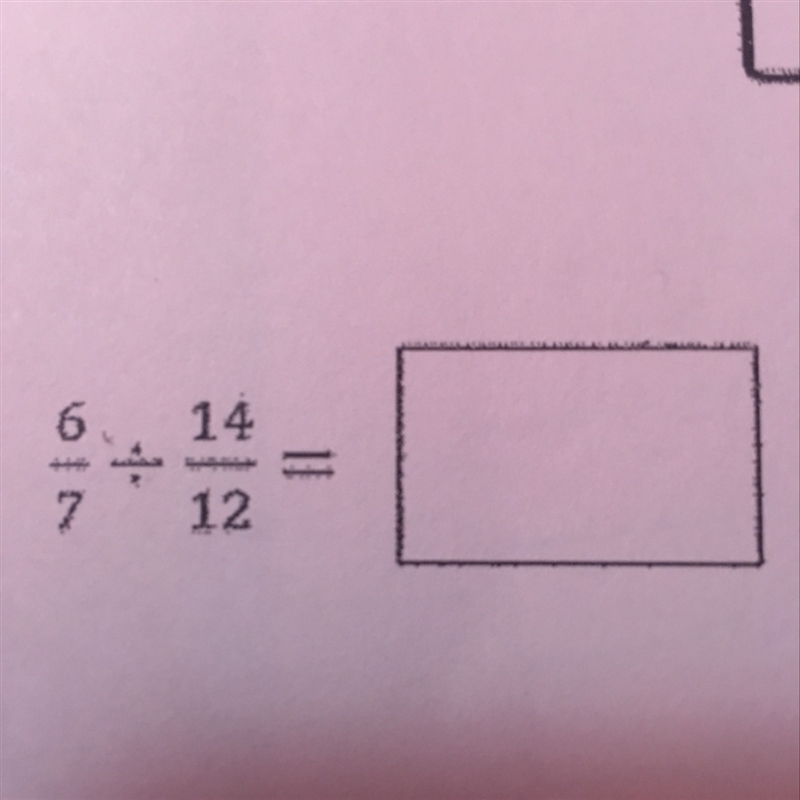 How do you do 6/7 divided by 14/12-example-1