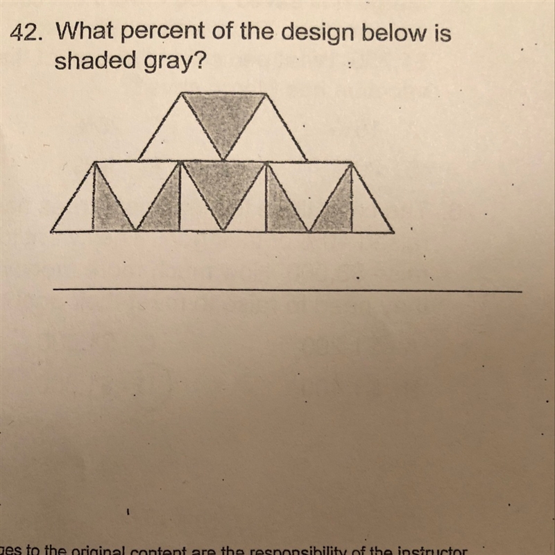 What percent of the design below is shaded gray?-example-1