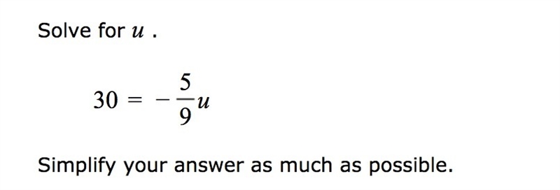 Solve for u. I need a little help.-example-1