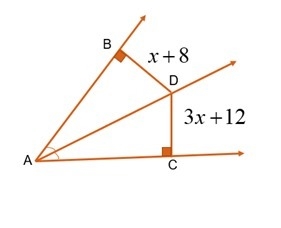 1. M is the midpoint of LN and O is the midpoint of NP. Solve for x, given MO = 2x-example-3