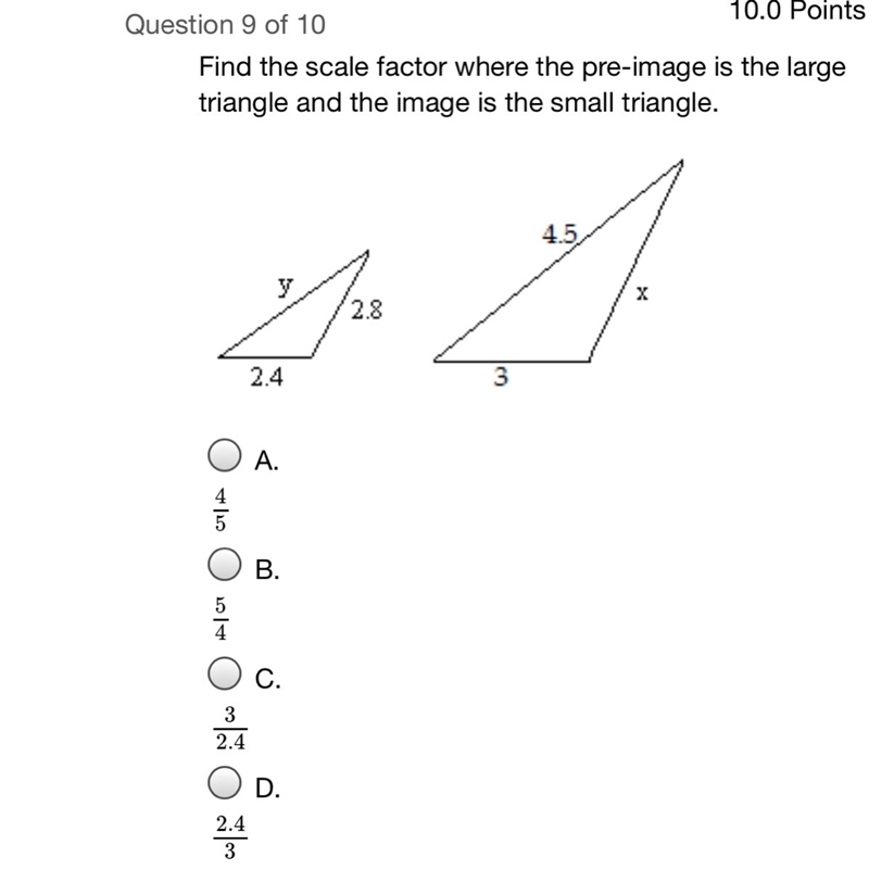 Geometry math question no Guessing and Please show work-example-1