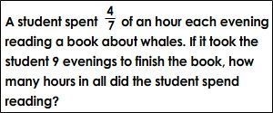 Choose the correct answer for the word problem below. A. 6 1/2 B. 5 2/7 C. 5 1/7-example-1