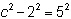 Which equation could be used to find the length of the hypotenuse?-example-4