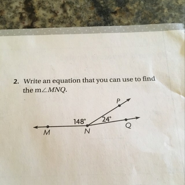 Write an equation that you can use to find the m-example-1