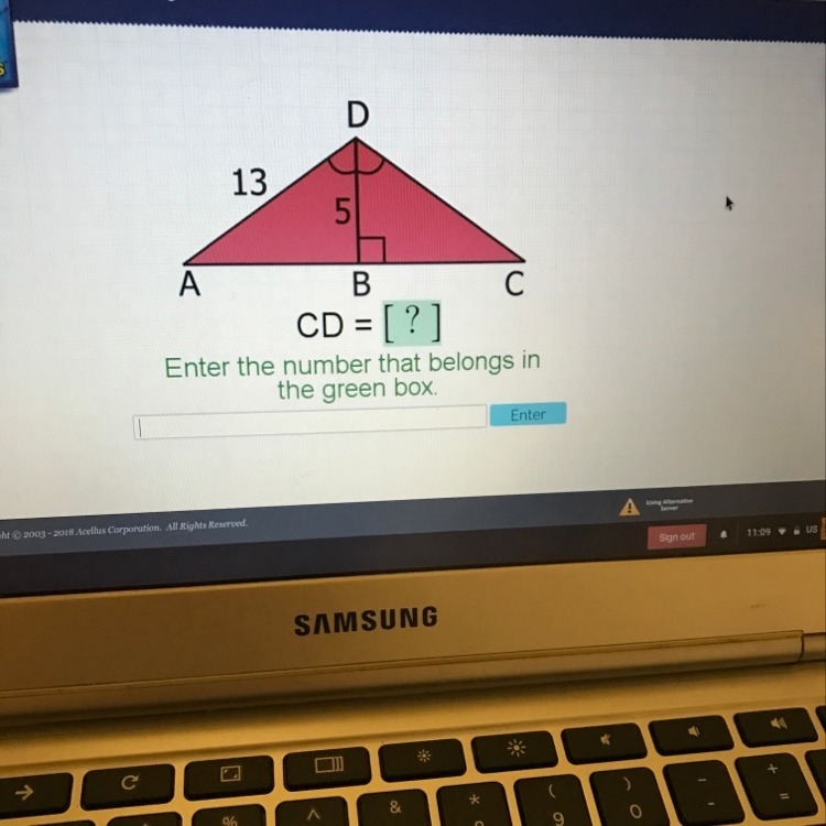 Enter the number that belongs in the green box. CD?-example-1