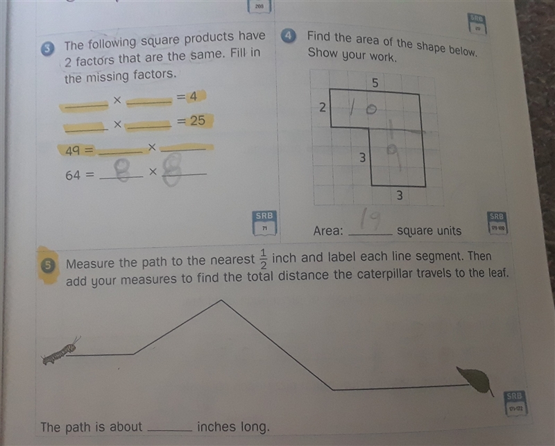 I need help with numbers 3,and 5 please?-example-1