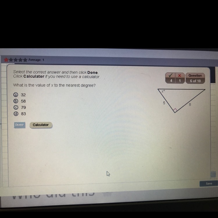 What is the value of x to the nearest degree?-example-1