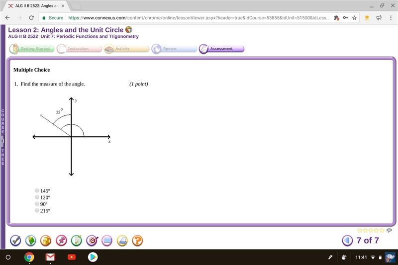 Find the measure of the angle-example-1