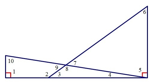 Name 2 angles that form a linear pair in the diagram. a. <4 and <5 b.<7 and-example-1