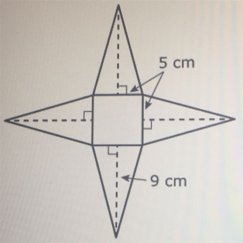 Find the surface area of the pyramid represented by this net. [type your answer as-example-1