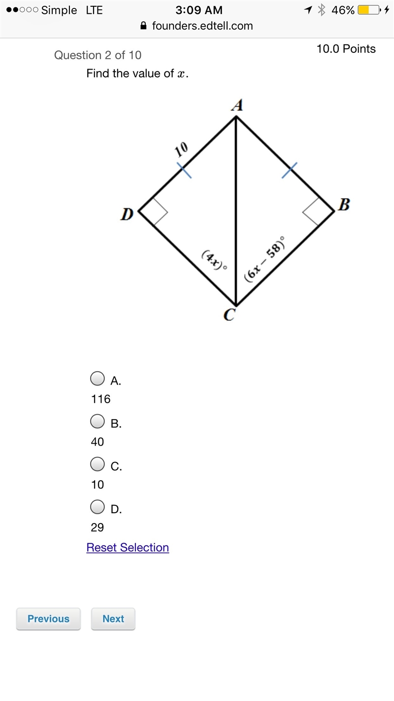 Geometry math question no Guessing and Please show work thank you-example-1