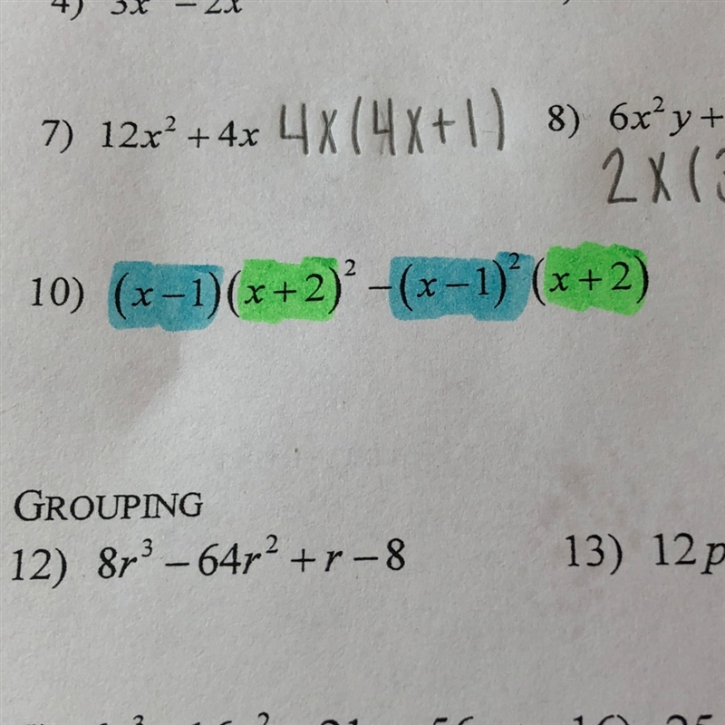 Please help! What’s the greatest common factor?? (#10)-example-1