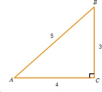 Use the triangle to evaluate each function. sin(A) = tan(A) = sec(A) =-example-1