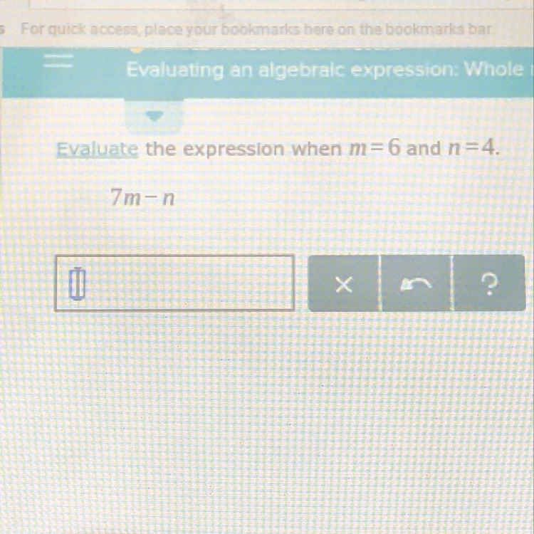 The expression when m=6 and n=4-example-1