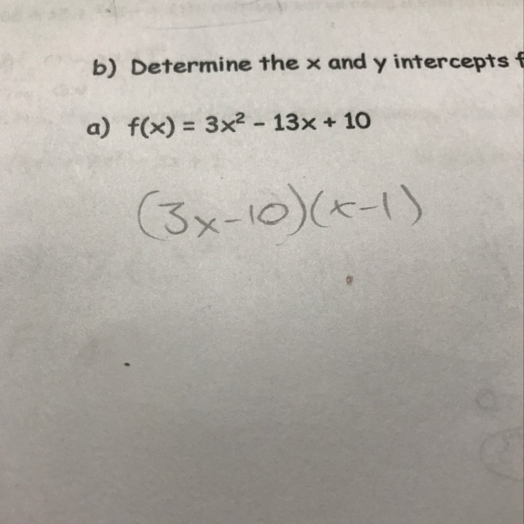 How to solve the x and y intercepts-example-1