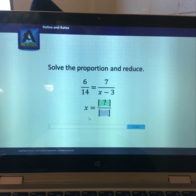 Solve the proportion and reduce-example-1