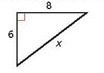 Find the value of x. Give your answer in simplest radical form. How many units is-example-1