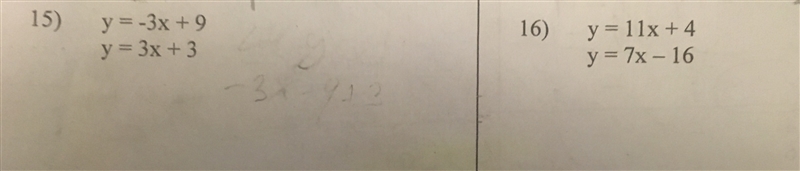 HELP PLEASE!!!!! Solve each system.-example-1