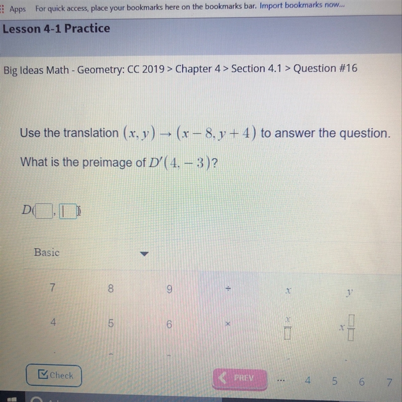 Use the translation to answer the question please I need help-example-1