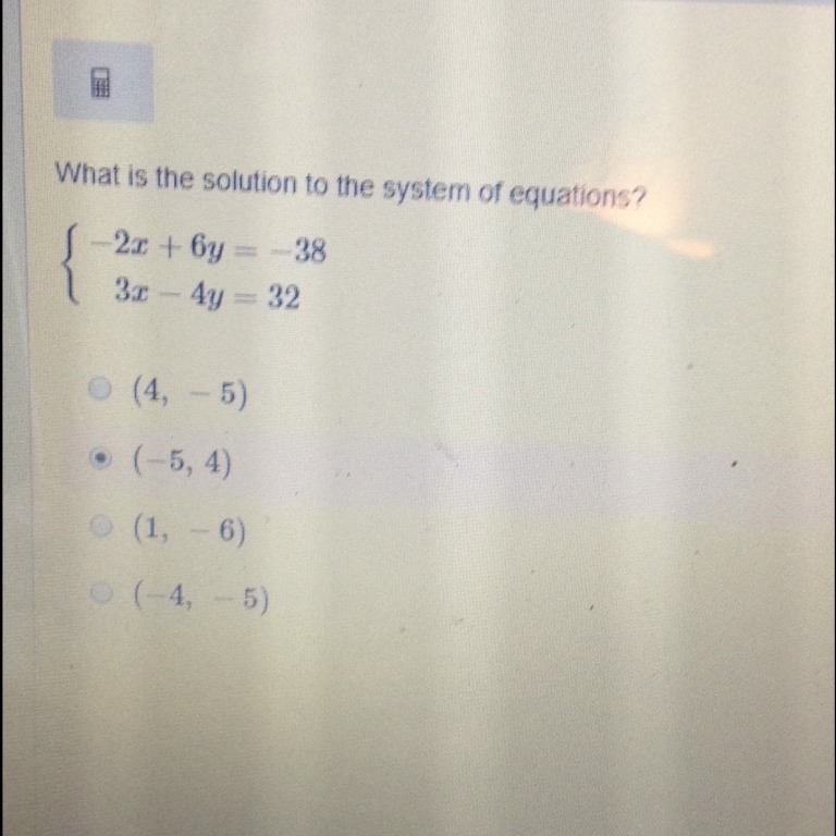 What is the solution to the system of equation-example-1