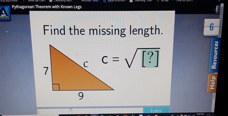 Find The missing length-example-1