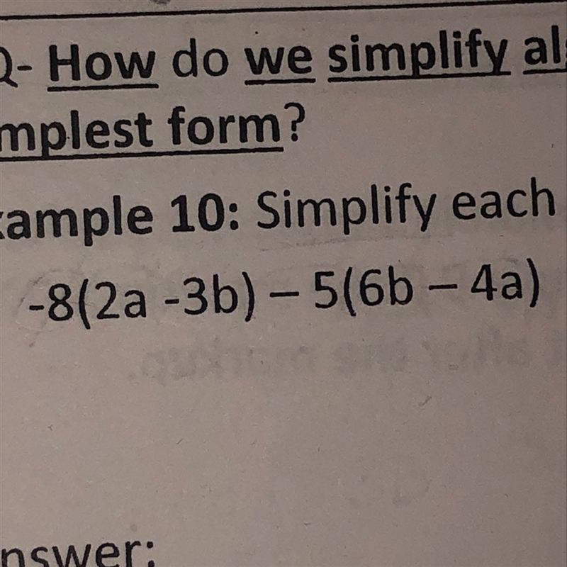 How do I solve this and put it in simplest form?-example-1