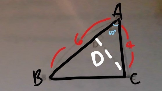 In the triangle below, 1) Find the length of BC 2) Find the are area of Δ ABC-example-1