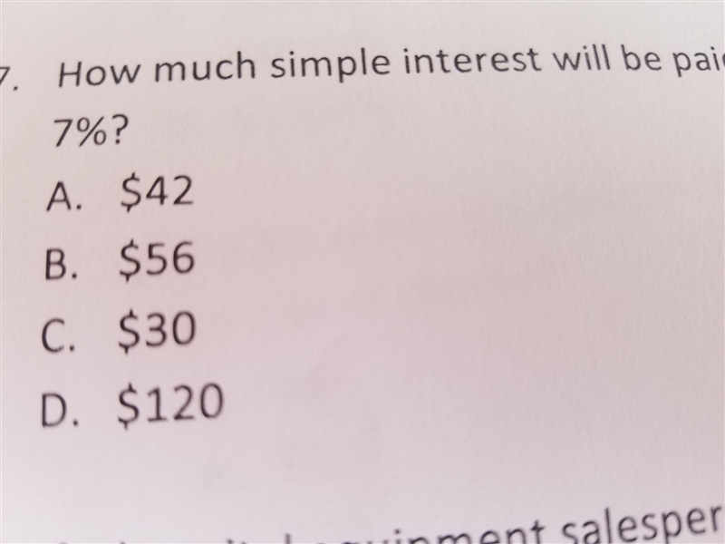 How much simple interest will be paid on $600.00 loan for 1 year of the interest rate-example-1