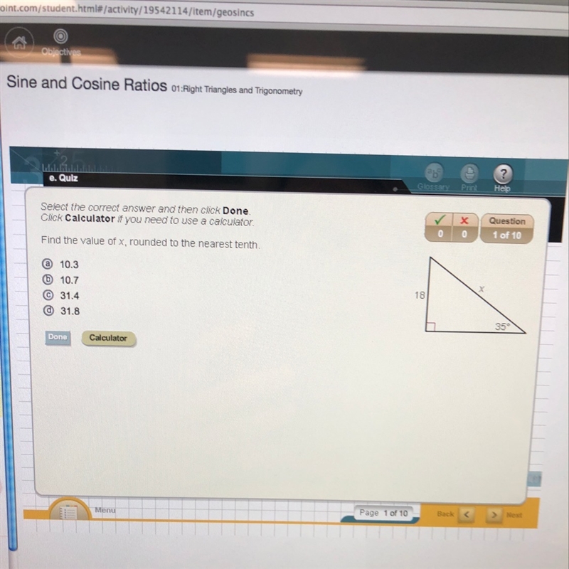 HELP, A. B. C. D... find value of x. I need an answer fa-example-1