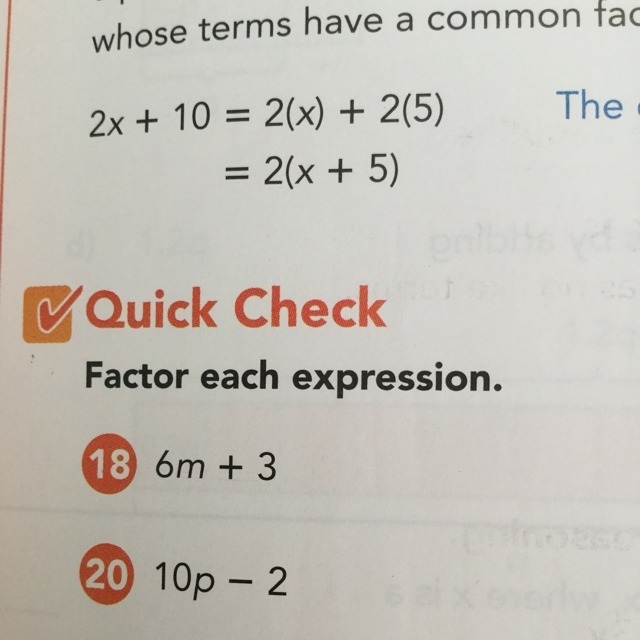 Factor each expression. Both 18 and 20 pls-example-1