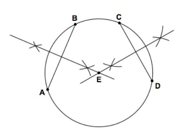 Which geometric construction is shown here? A)construct a circle given 3 points B-example-1