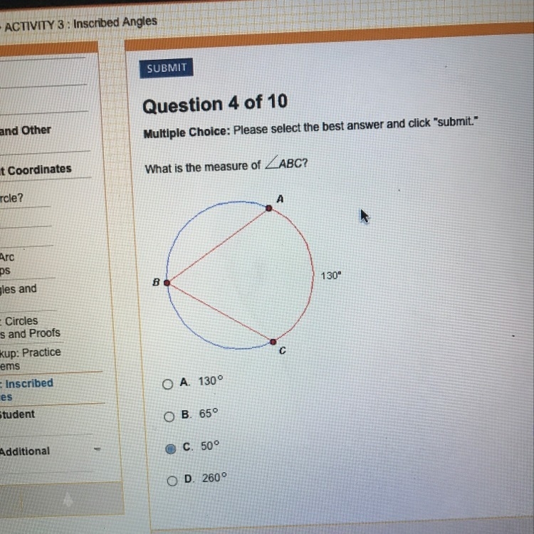 HELPPP!!??? What is the measure of ABC-example-1