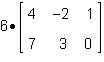 What is the product? [24 -12 6] 7 3 0 [4 -12 6] 7 18 0 [24 -12 6] 42 18 0 [10 4 7] 13 9 6-example-1