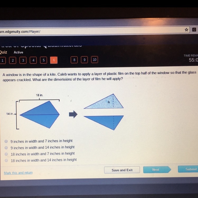 What are the dimensions of the layer of film he will apply?-example-1