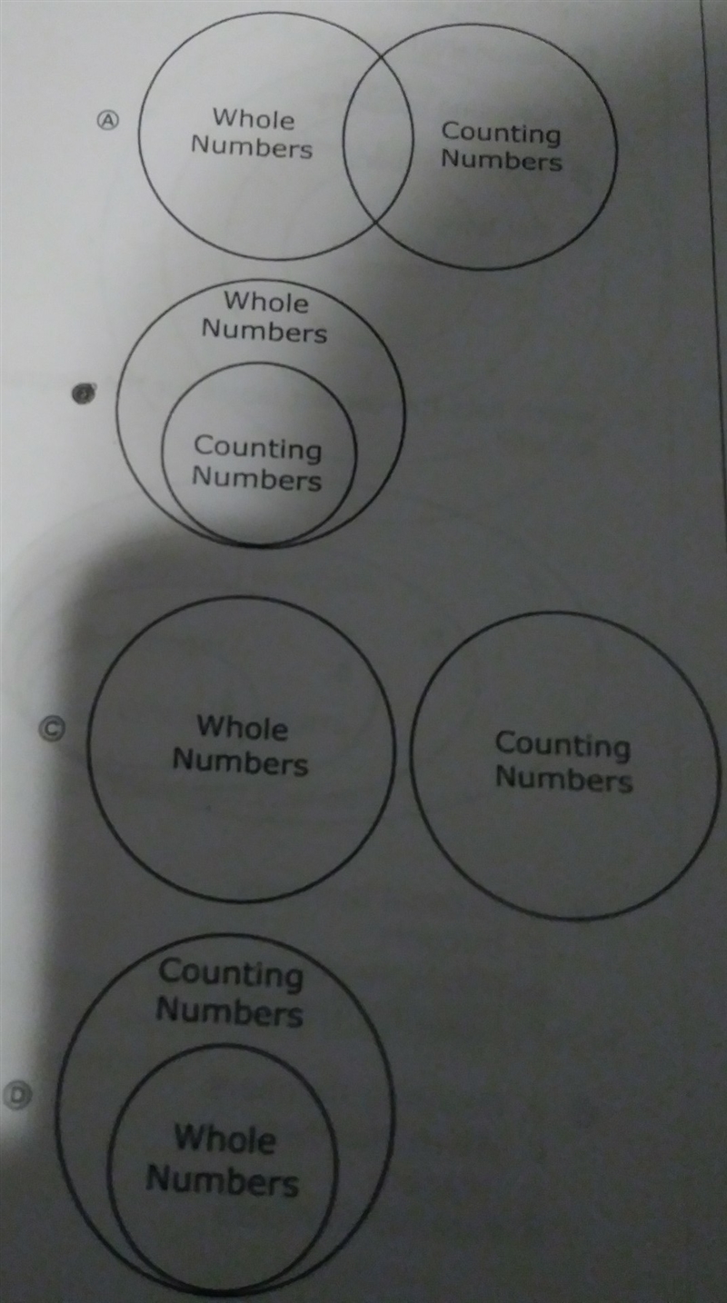 Which representation best shows the relationship between whole numbers and counting-example-1