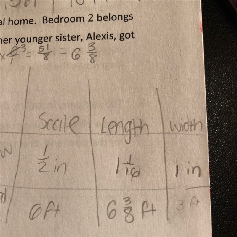 So if 1/2 inch corresponds to 6 feet, then what does 1 inch correspond to? I really-example-1