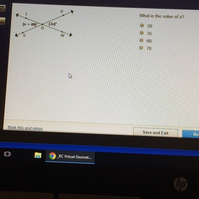 What is the value of x-example-1