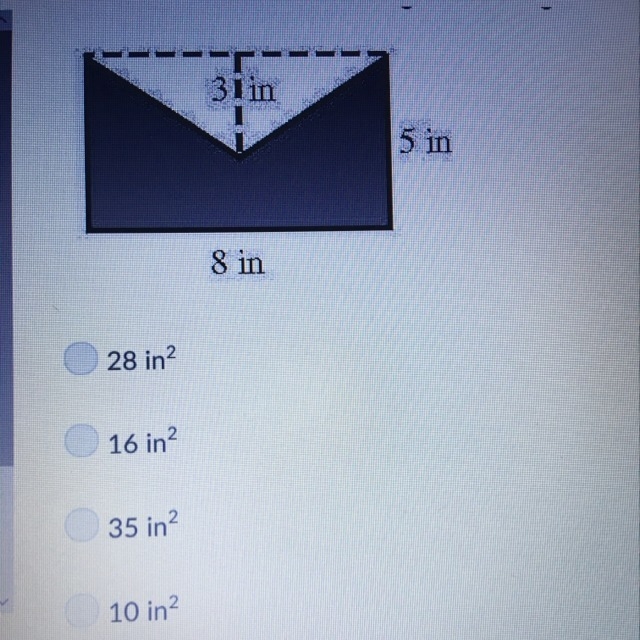 Find the area of the shaded region in the figure below.-example-1